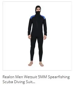 Realon 3/4 мм cr неопрен гидрокостюм мужские для плавания серфинга подводное плавание одежда с длинным рукавом водолазный костюм всего тела комбинезон
