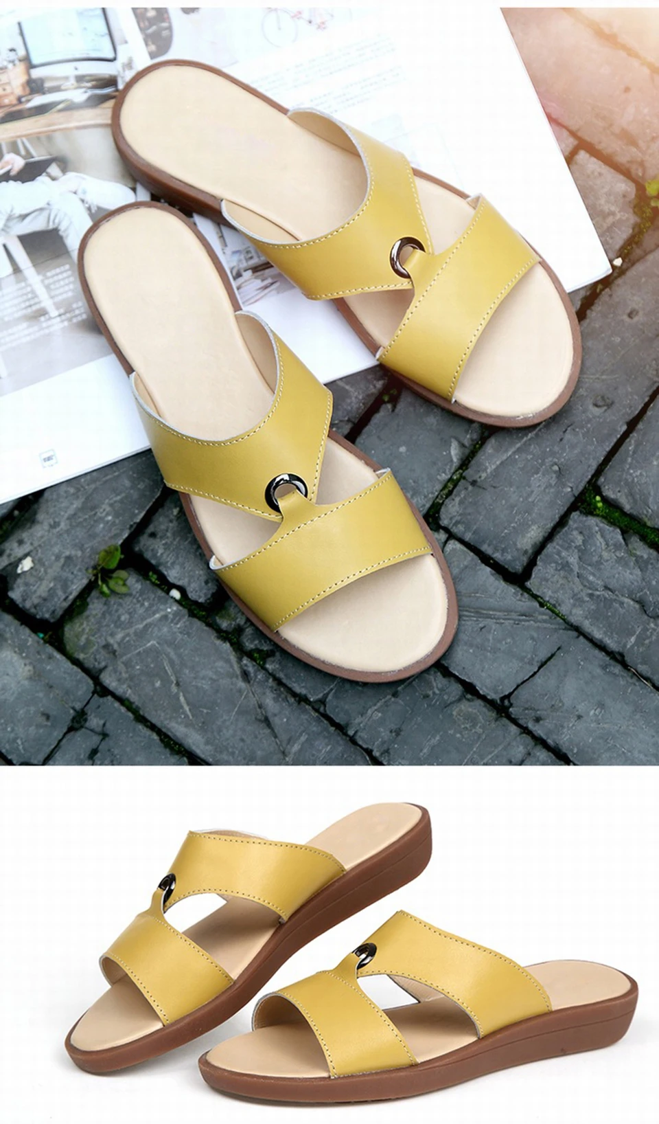 Plardin/Летние повседневные женские босоножки на танкетке в богемном стиле; Новая женская пляжная обувь на платформе; Вьетнамки; обувь из натуральной кожи