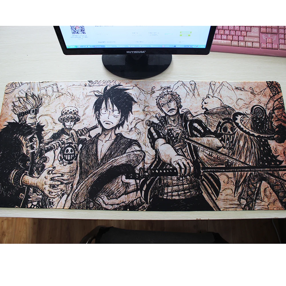 90*40cm one piece mouse pad gaming mouse pad large cartoon Anime rubber mouse pad Keyboard Mat Tabl