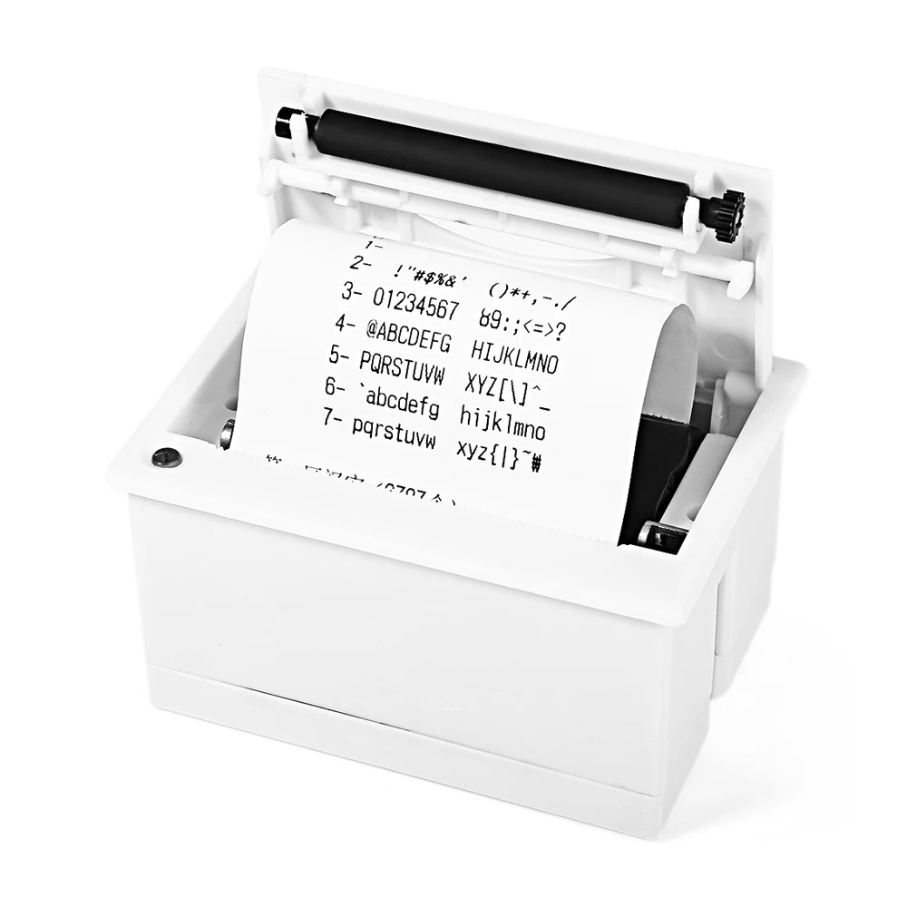 Goojprt QR204 58 мм Micro встроенный чековый Термальность принтер RS232/TTL USB Панель высокое