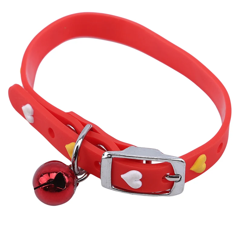 

Adjustable Buckle Dog Collar Puppy And Cat Small Dog Pet Prodcuts Cat Collar Easy To Wear Dog Collar With Bell Necklace Collar