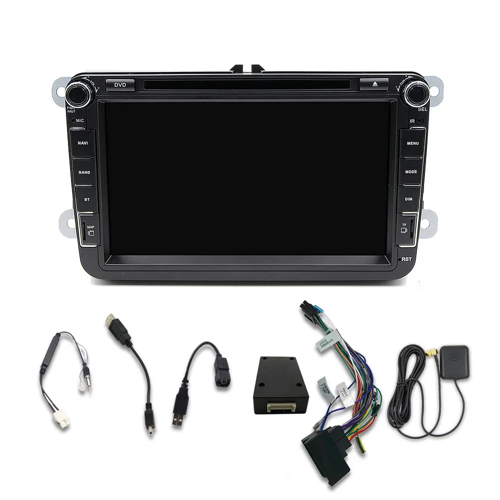 Cheap Android 9.1 Octa Core Car DVD Player for VW Golf Passat Polo Jetta Tiguan 8