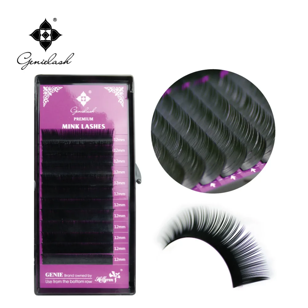 10pcs/Lot All sizes Mink Eyelash Extension artificial eyelash Fake False Eyelash