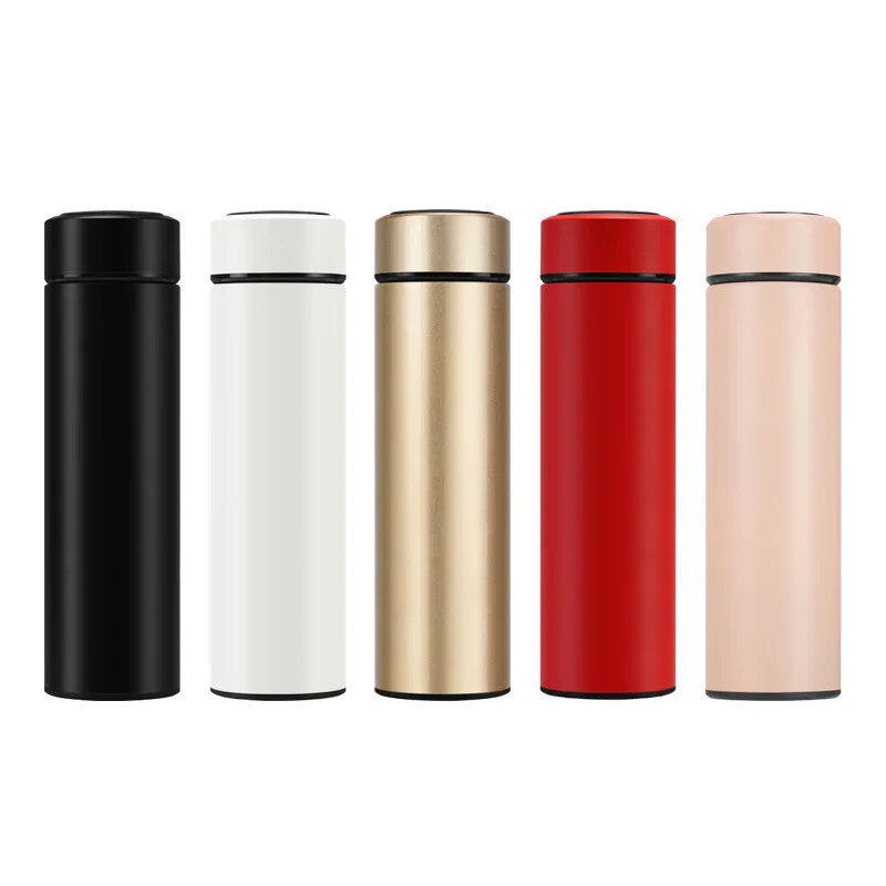 

Stainless Steel Intelligent Temperature Insulation Cup LED Touch Display Temperature Water Cup Couple Cup Creative Business Gift