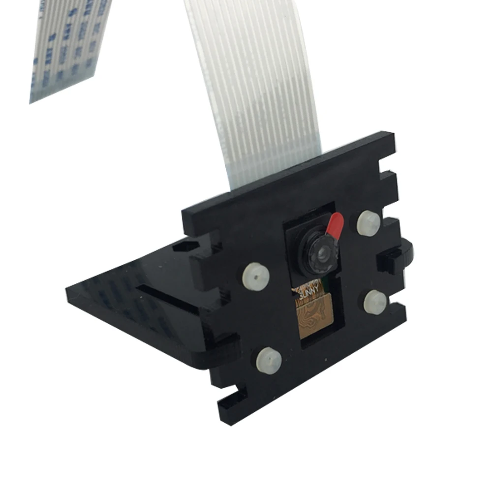 

Raspberry Pi Camera Mounting Bracket Adjustable Pi 3 Camera Bracket Black Acrylic Mount for Raspberry Pi Zero W Camera