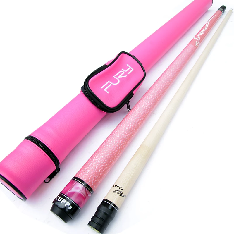 Brand Billiard Pool Cues For Women Lady Pink Cue Bag Set Maple Shaft