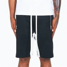 Новые летние мужские повседневные Брендовые спортивные шорты для бега, мужские спортивные шорты с карманами на молнии для бодибилдинга, спортивные шорты для фитнеса, модные шорты