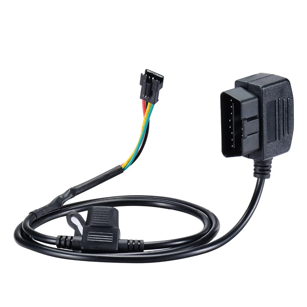 12V 16 Pin OBD OBD2 OBDII адаптер питания удлинитель Соединительный кабель для gps-трекера