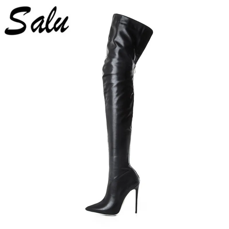 leather knee high boots sale
