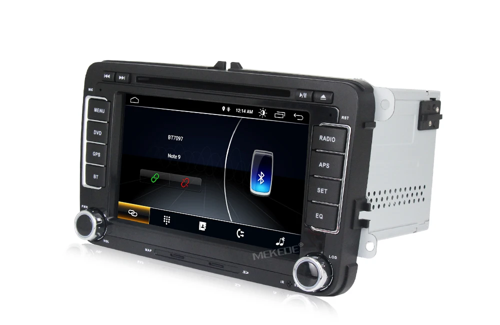 Четырехъядерный Android 8,1 " 2 din автомобильный DVD gps радио плеер для VW golf 5 6 touran passat B6 sharan jetta polo tiguan