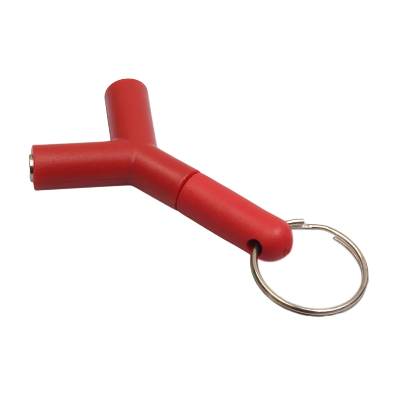 

Earphone Splitter Y Type Audio Couple Two In One Headset Listen Together Double(red)
