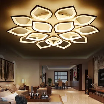 

Hot ! Free Shipping Modern LED Ceiling light Dimmable With Remote Control Ceiling lamp Living room Lights recessed ceiling light