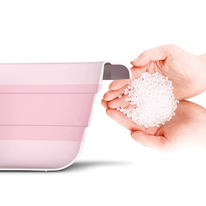 MrY Portable Baby Cute Washbasin Kids Bath Tub Newborn Infant Face Foot Butt Wash Basin Travel Infant Face Foot Bathtub