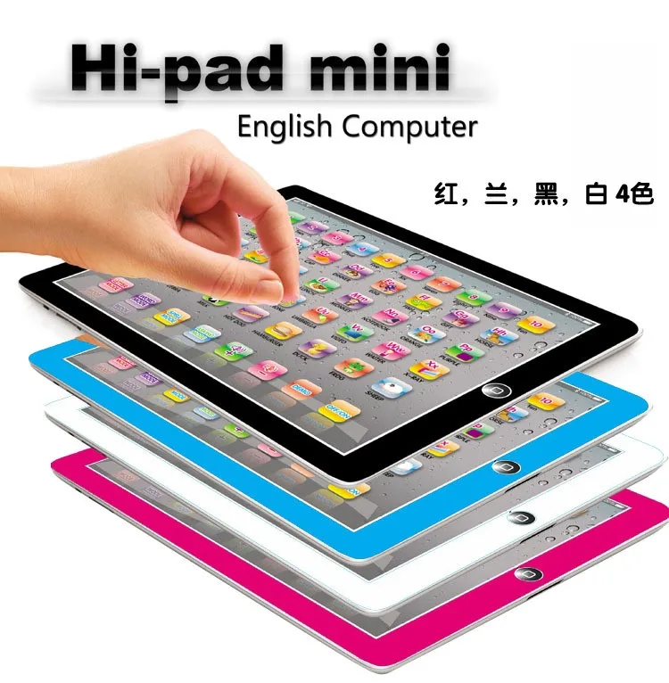 Y-планшет мини на английском языке планшет компьютер обучающая Hi-Pad mini сенсорный планшет для детей Обучающие& книги-игрушки для малышей ypat Развивающие игрушки для детей