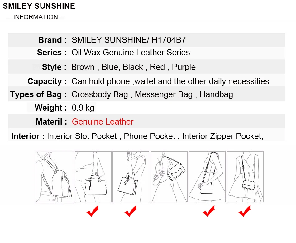 SMILEY SUNSHINE Boston, женские сумки из натуральной кожи, женские роскошные кожаные сумки, дизайнерские сумки-мессенджеры, ручная сумка