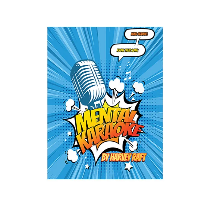 

Vortex Magic Presents Mental Karaoke (Gimmicks and Online Instructions) by Harvey Raft - Trick Close up Magic Props Illusions