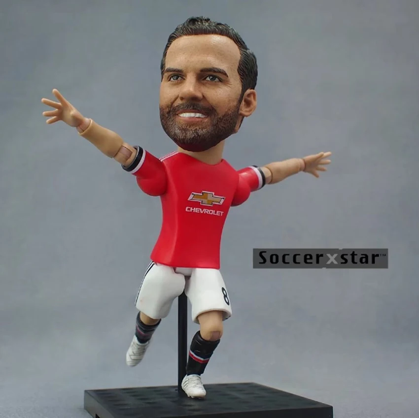 1Pcs Football star Soccer Star Figures 8 MATA MUFC 12cm&5in Height