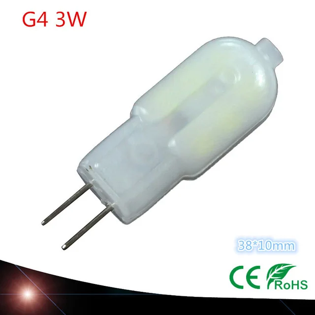 

2018 new High quality 220V 12V G4 LED Replace Halogen 3 W light bulb Corn SMD Super bright LED lamp light