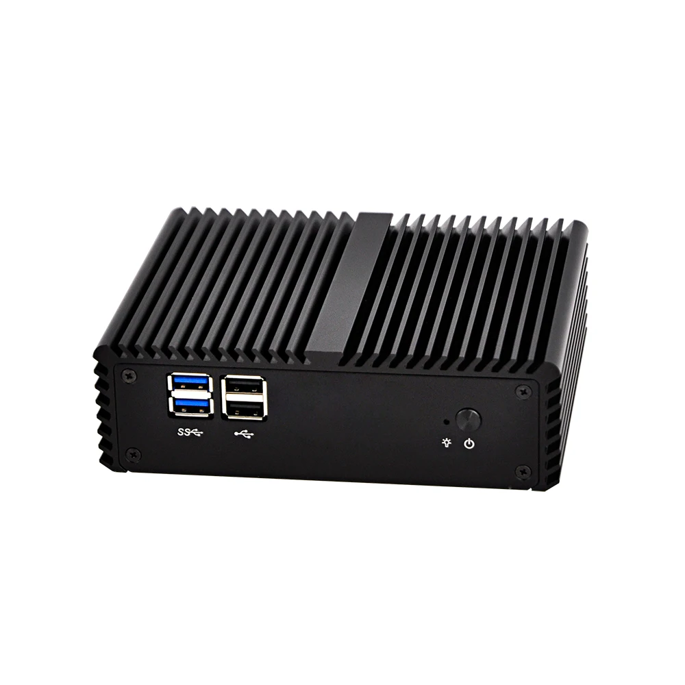 Безвентиляторный двойной Nics Micro PC Q450S с процессором Core i5-4200U 3 м кэш, до 2,60 ГГц, слот SIM, i5 мини ПК win 10 linux