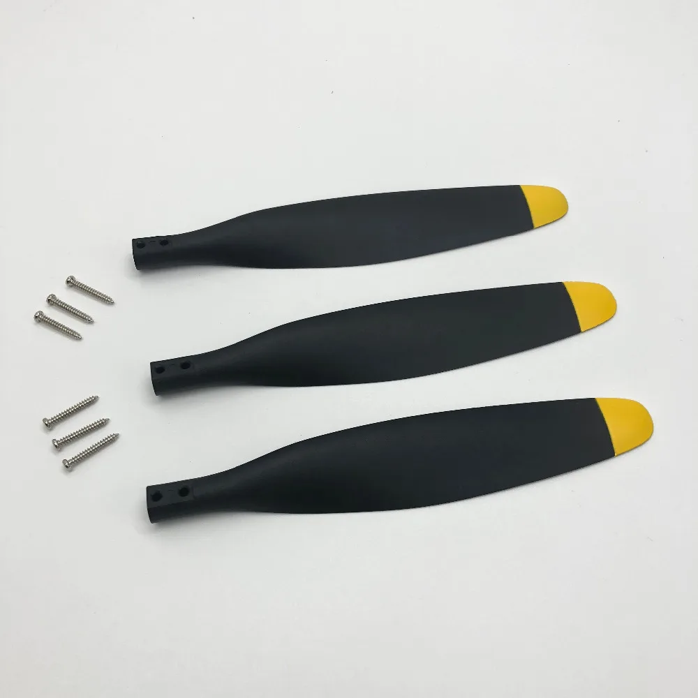 

12*7 3-blades propeller normal and reverse for Freewing Flight Line P38 P-38 F7F-3 rc plane model