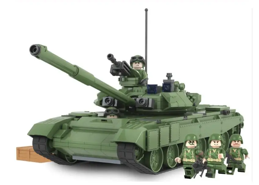 WW2 армейские серии Фигурки Модели танка игрушки Россия T90A морской герой спецназ