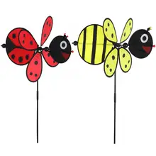 3D Красочные Декоративные насекомые игрушка ветряной мельницы садовые газон вечерние Свадебные гирлянды для помещений Святого Валентина Декоративные ветряные ИНН