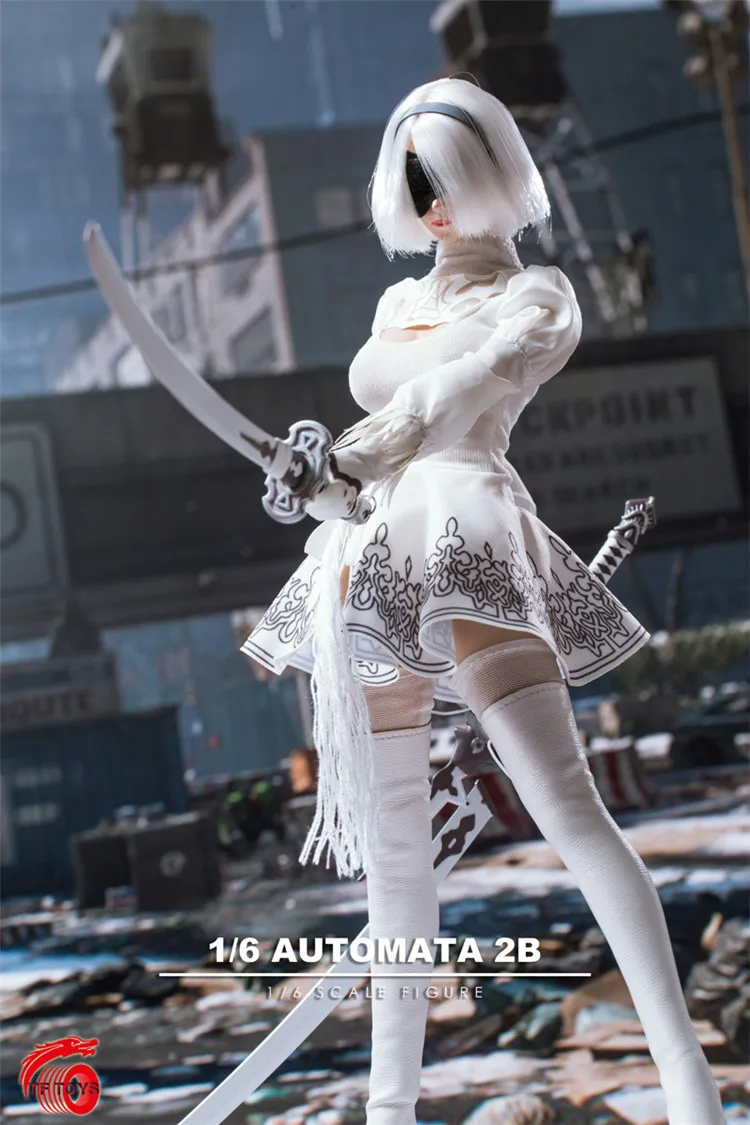 1/6 весы Женская фигурка NieR Automata 2B YoRHa No.2 Тип B с корпусом phicen 12 &quotфигурка кукла