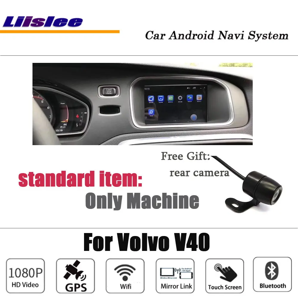 Top Liislee Android For Volvo V40 Stereo Car Radio BT Wifi Camera Carplay GPS Navi Map Navigation System Multimedia 3