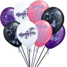 Vampirina látex balão inflável feliz aniversário decorações festa de aniversário balões decoração brinquedos 4 fontes de festa mista gif