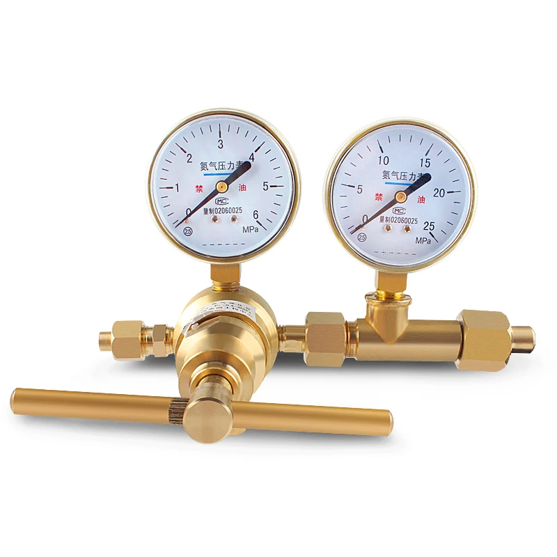 High pressure nitrogen valve relief valve Nitrogen table