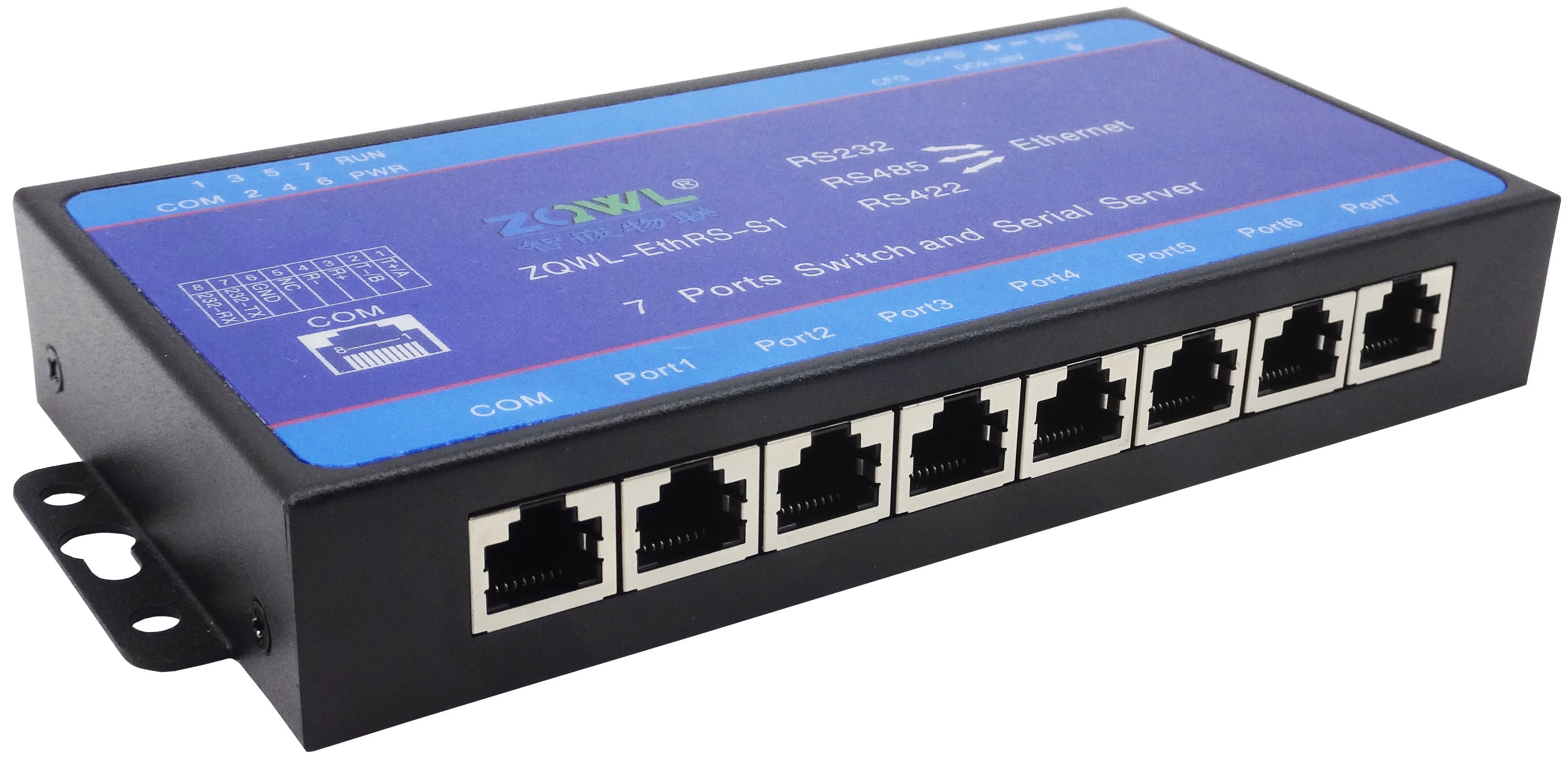 

Serial Port Server/Serial Port to Ethernet Network to Serial Port/7 Port Switch/Modbus TCP/RTU