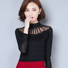 3xl Plus Size Autumn Lace font b Shirt b font For Women font b Blouses b