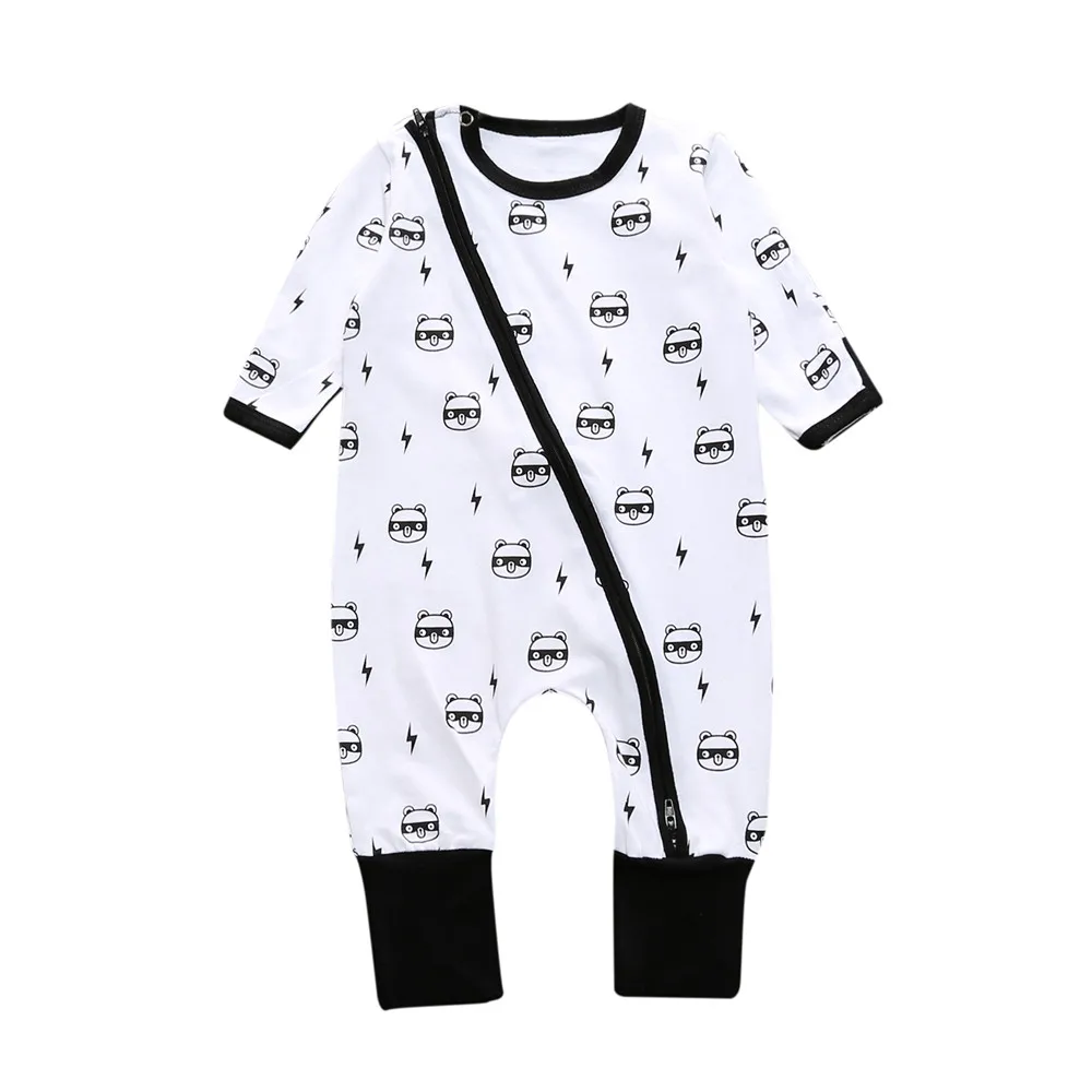 Kids Tales baby home wear pajamas cotton baby boy one-piece romper new born baby girl clothes cartoon long sleeve jumpsuit