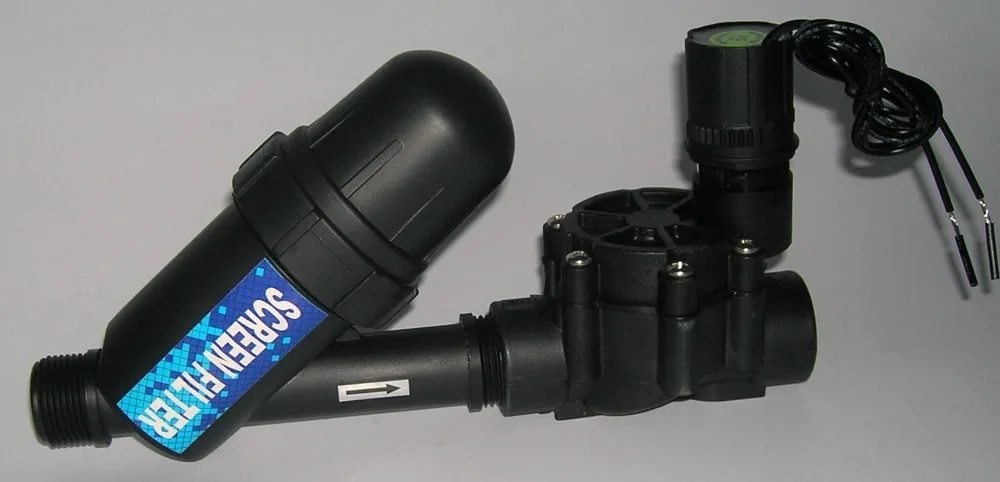 

Drip irrigation system 075DR25S Low Flow Control Zone Kit with 3/4 in. Low Flow Valve and 3/4 in. R25S Screen Filter(Assembled)