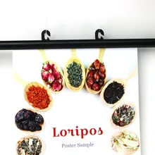 60 см поп фотостудия зажим для плаката брусок с крючками для одежды в шкафу флаг подвесная полоска Окрашенные прокрутки рекламы баннер держатель покрасочный брандспойт