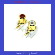 1 pcs 골드 rca 포노 남성 플러그 솔더 av 오디오 비디오 케이블 어댑터 커넥터(China)