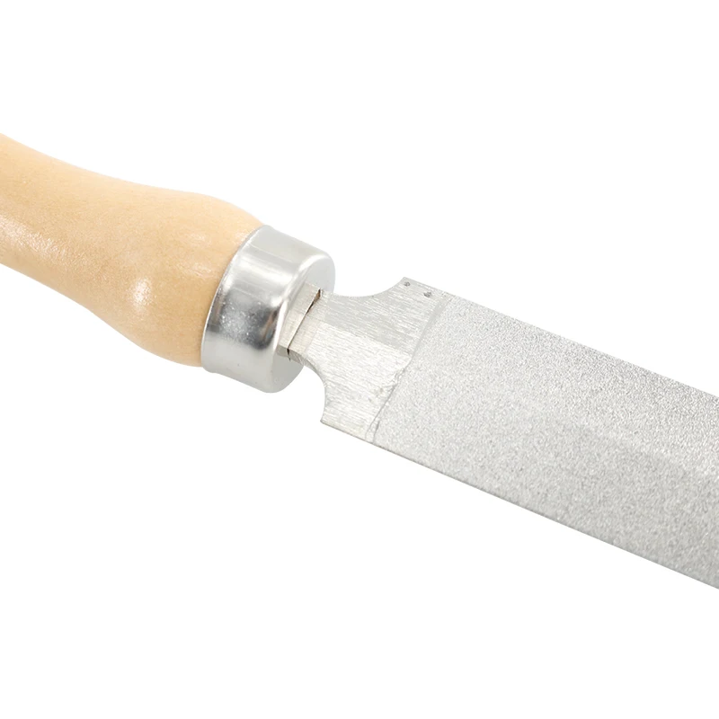 DMD 3/4/5 Inches Titanium Plated Diamond Rhombic File for Diamond Wood Carving Metal Glass Grinding Woodworking Garden Tool