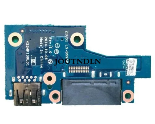 JOUTNDLN для Lenovo S5 Yoga 15 разъем питания постоянного тока USB-порт розетка плата LS-B595P ZIUS1