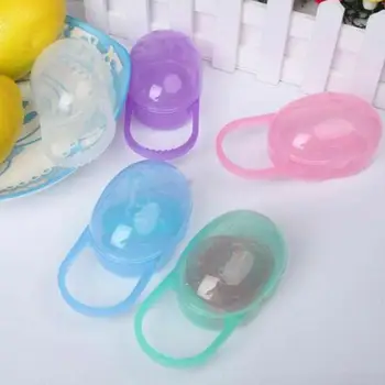 

1pc Ideacherry Baby Pacifier Storage Box Soild Portable Infants Soother Pacifier Nipple Cradle Case Holder Travel Dust Box Cover