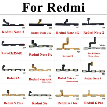 

Volume Button Power Switch On Off Button Flex Cable For Xiaomi Redmi 3S 4A 5 Plus Note 2 5A 4 3 Pro Special Edition 4X Global