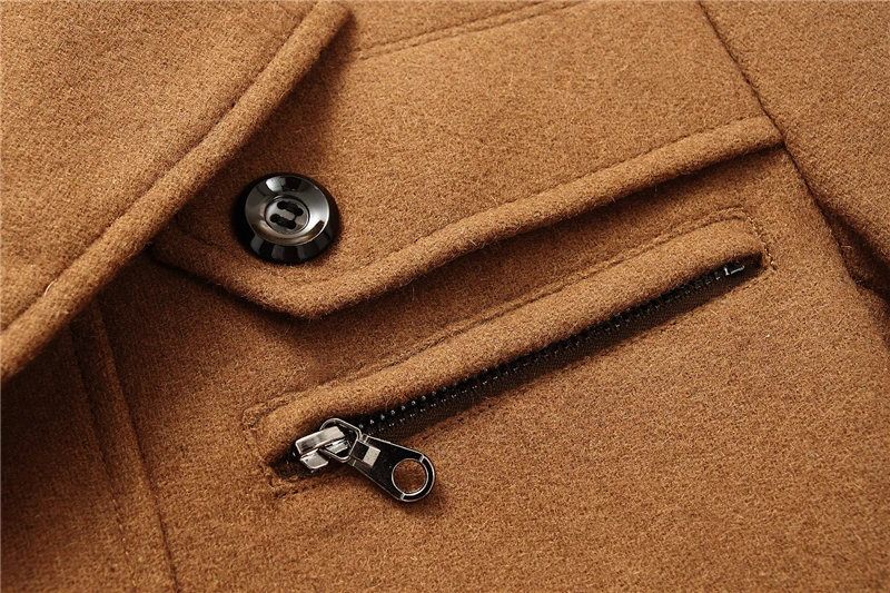 Men Army Military Jacket Male Winter Warm Thicken Woolen Coat Mens Autumn Casual Long Trench Plus Siz 5XL Jaqueta Masculina