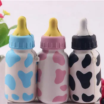 

New Kawaii Cute Soft squishy slow rising Milk Bottle Phone Strap Slow Rising Stretchy Cellphone Straps Kids Gift Squeeze Toy