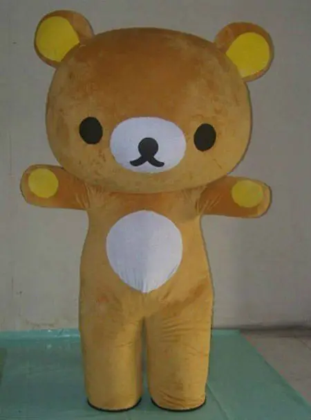 

Japanese San-X Rilakkuma Brown Bear Mascot Costumes Adult party dress Character
