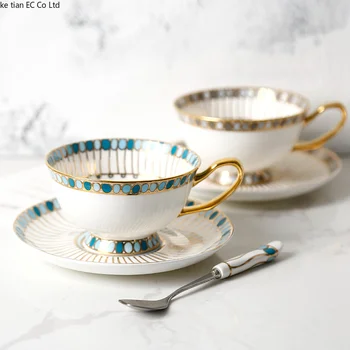

Gem bone china coffee cup and saucer bone china coffee set British Ceramics Afternoon Tea Red Tea Cup Continental Coffee Set