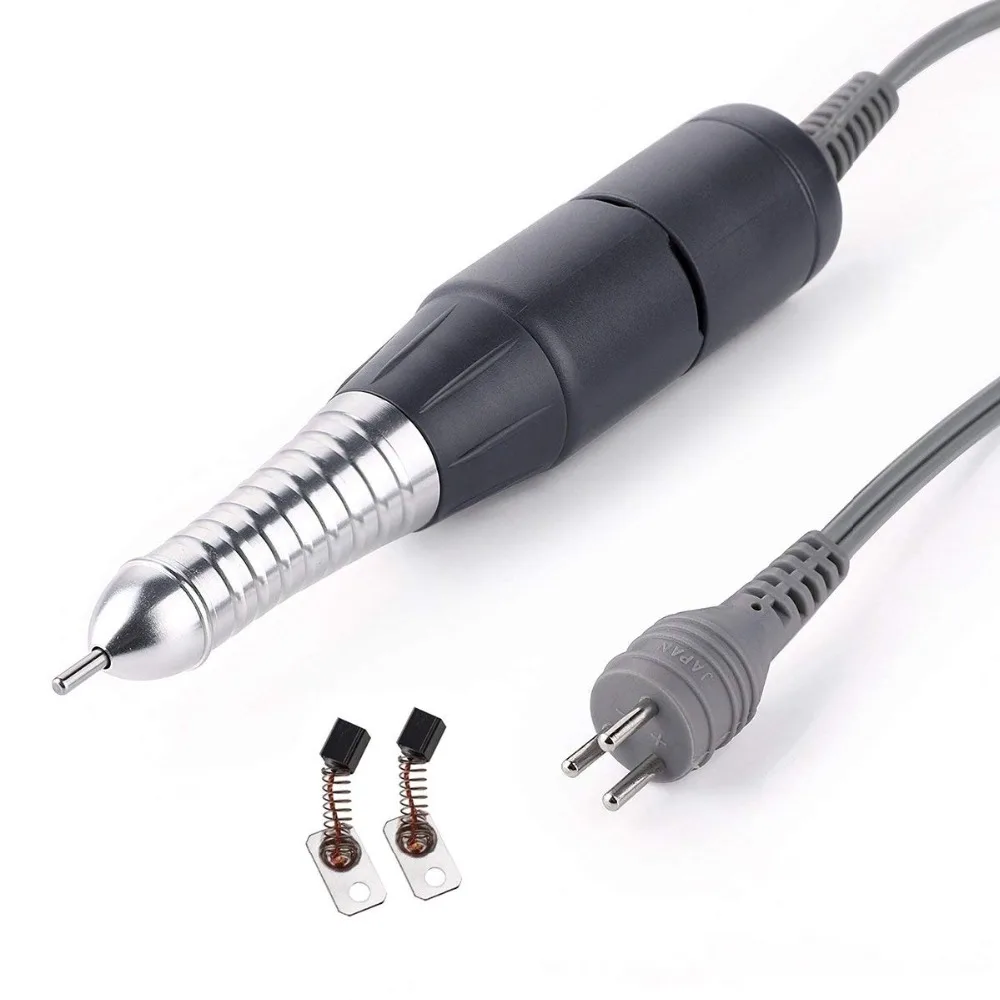 

MAKARTT Professional Upgrade 30000RPM Nail Drill Handpiece for Up200 Machine E File Grey With 2 Carbon Brush Replaceable E0867