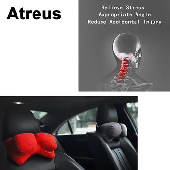 

Atreus Car Head Neck Close-fitting Design Pillow Cushion For Mitsubishi ASX Suzuki Subaru Acura Jeep Fiat 500 Hyundai Solaris