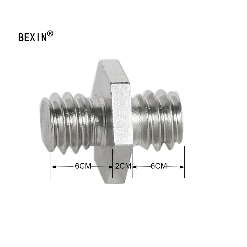 Аксессуары для камеры с резьбой 1/4 до 1/4, металлический винт для крепления камеры с адаптером, быстросъемный винт для камеры
