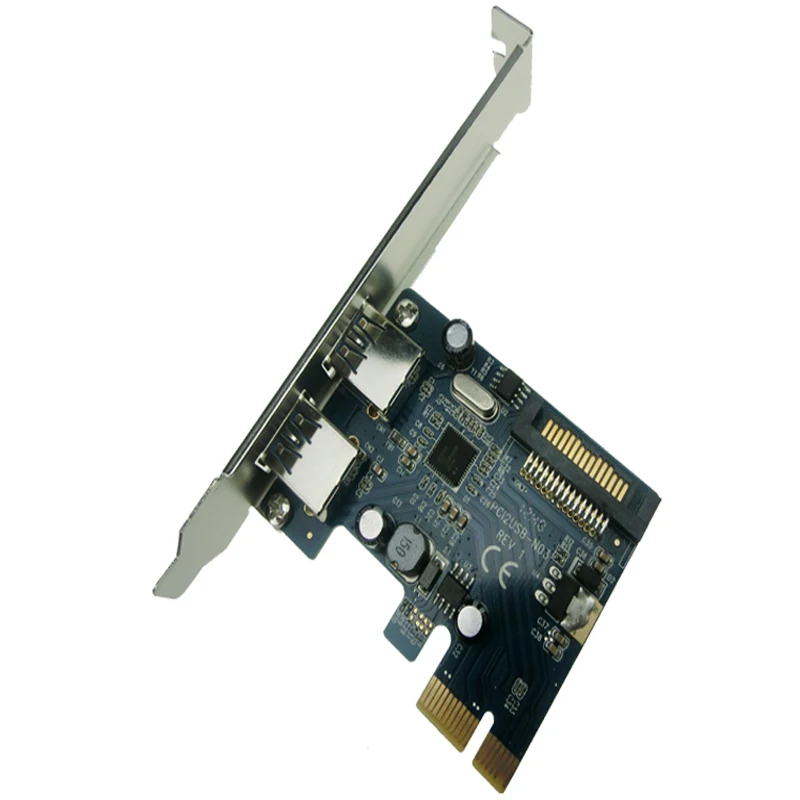 Высокое качество 2 Порты и разъёмы USB 3 0 концентратор к PCI-e карта с разъемом PCI Express