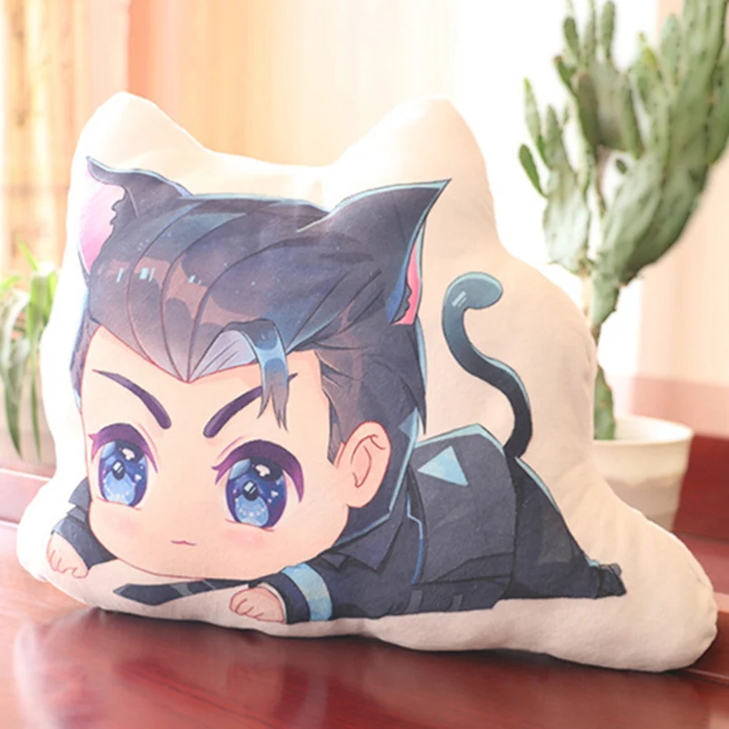 

Soft Cushion Detroit Become Human Connor Plush Stuffed Toys Game Anime Plush Doll Toy For Children Christmas Birthday Gift