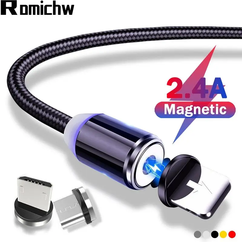 Romichw 1 M LED كابل USB مغناطيسي المصغّر usb نوع C كابل لسامسونج غالاكسي S10 S9 S8 ل فون XR Xs ماكس 8 7 6 المغناطيس شاحن Romichw 1 M LED كابل USB مغناطيسي المصغّر usb نوع C كابل لسامسونج غالاكسي S10 S9 S8 ل فون XR Xs ماكس 8 7 6 المغناطيس شاحن